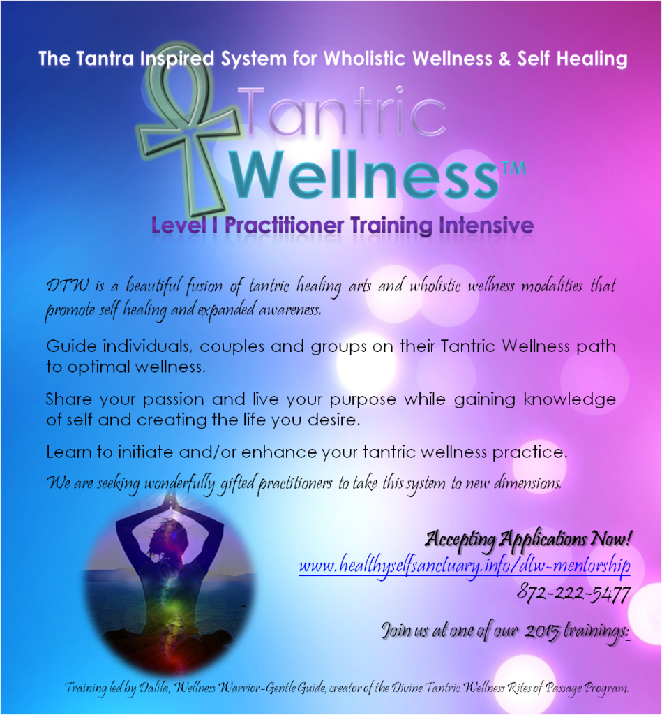 DTW Practitioner Training 2015 Flyer Pic